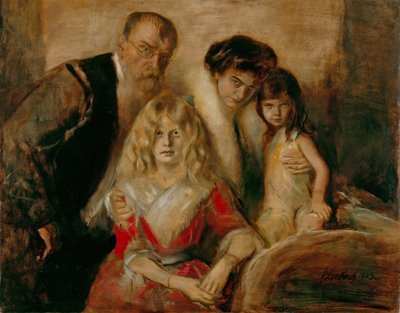 Family von Lenbach by Franz Seraph von Lenbach